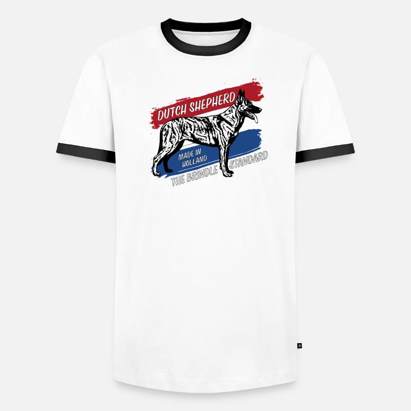 Dutch Shepherd - Dutchie  Men's Ringer Shirt