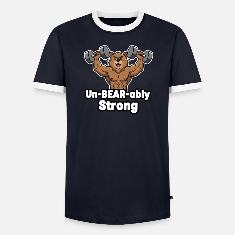 Ours Insupportablement Fort T-shirt contrasté Homme