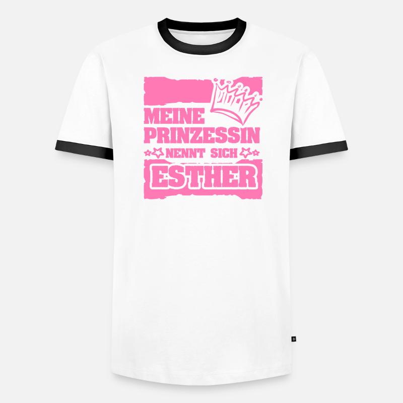 Esther als Maedchenname Männer Kontrast-T-Shirt