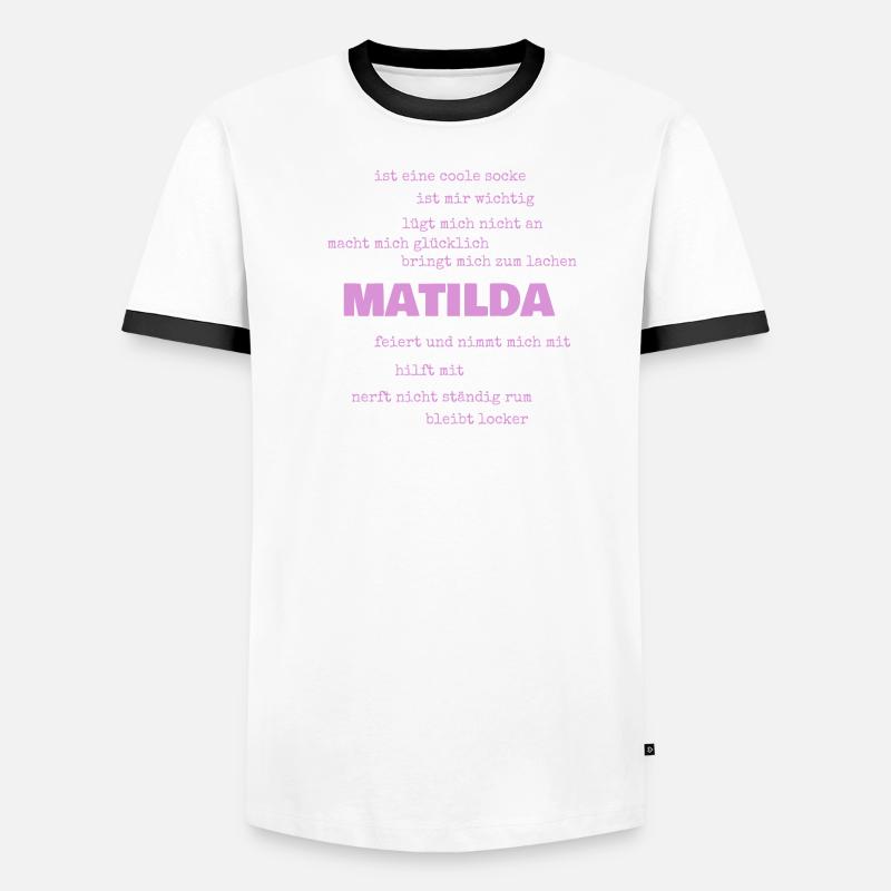 Mathilde dans le rôle des proverbes T-shirt contrasté Homme