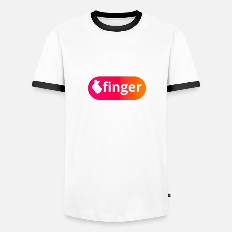Finger application Men's Ringer Shirt