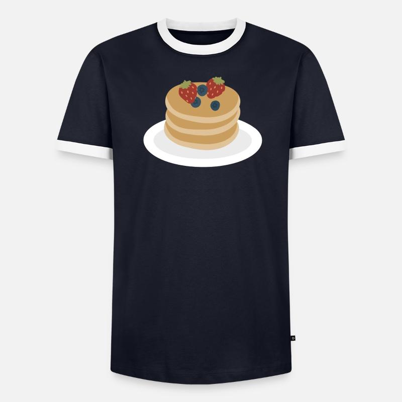 Berry Pancake Stack Artwork - Men's Ringer Shirt - undefined