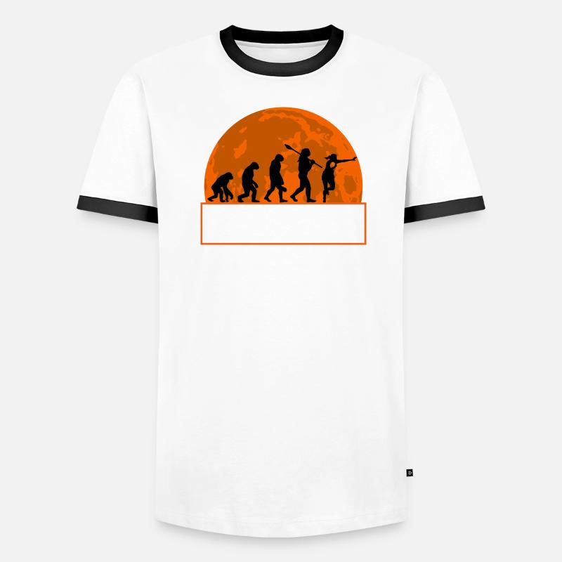 Évolution de la silhouette des joueuses de rugby féminin T-shirt contrasté Homme