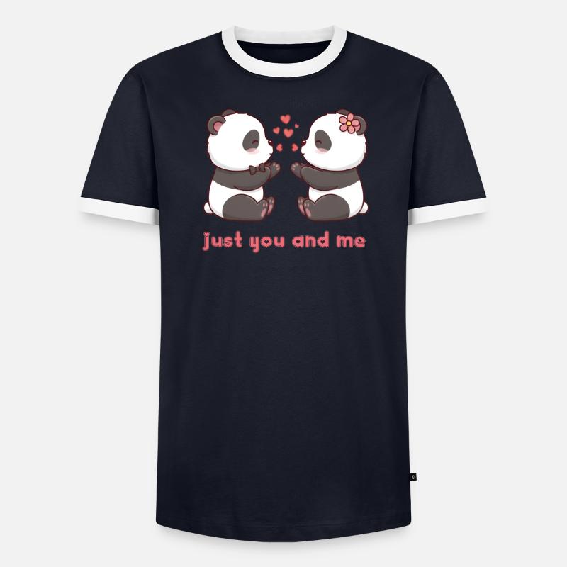 Juste toi et moi T-shirt contrasté Homme