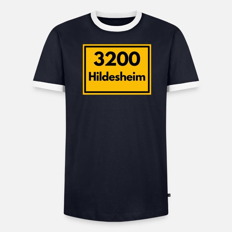 ANCIEN CODE POSTAL RETRO 3200 HILDESHEIM DOM T-shirt contrasté Homme