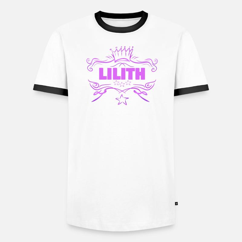 Lilith Männer Kontrast-T-Shirt