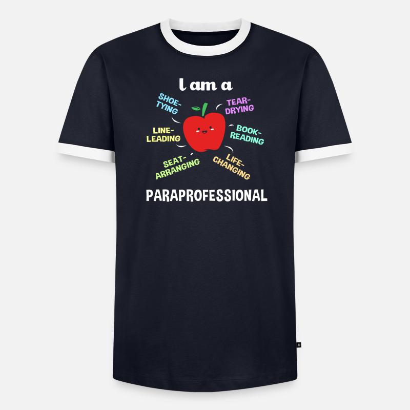 Lehrerassistent Paraprofessional Paraeducator - Männer Kontrast-T-Shirt - undefined