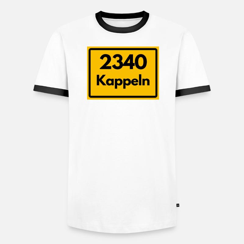 ANCIEN CODE POSTAL RETRO 2340 KAPPELN MER BALTIQUE T-shirt contrasté Homme