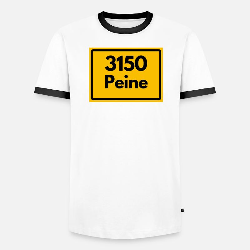 ANCIEN CODE POSTAL RÉTRO 3150 PEINE EULENSTADT T-shirt contrasté Homme