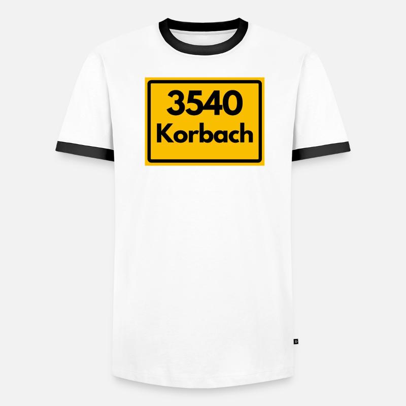 ANCIEN CODE POSTAL RETRO 3540 KORBACH – HANSE T-shirt contrasté Homme