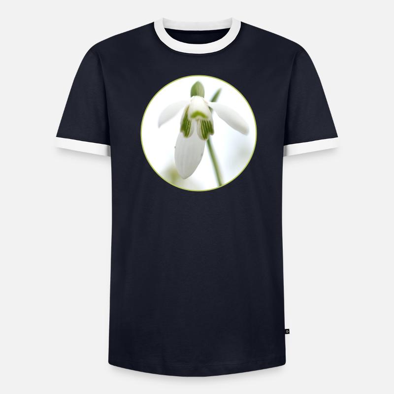 Source de la Fleur de Perce-Neige T-shirt contrasté Homme