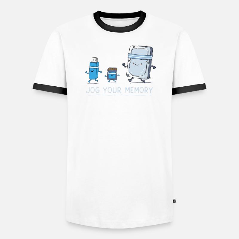 Software Engineer IT Support J-og Your Memory Gym  Men's Ringer Shirt