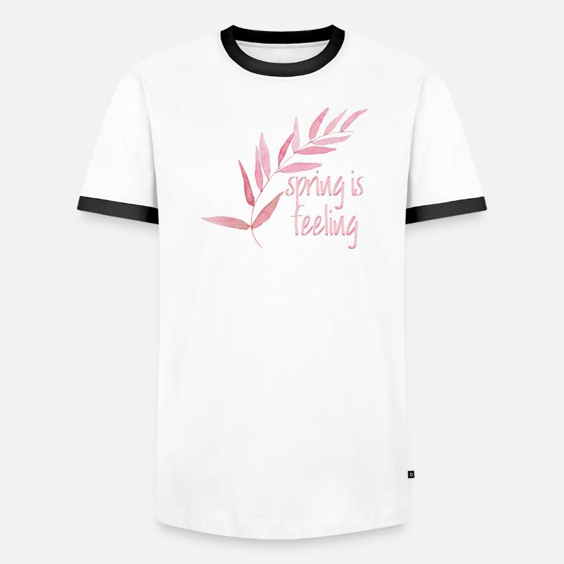 Spring is feeling Men's Ringer Shirt