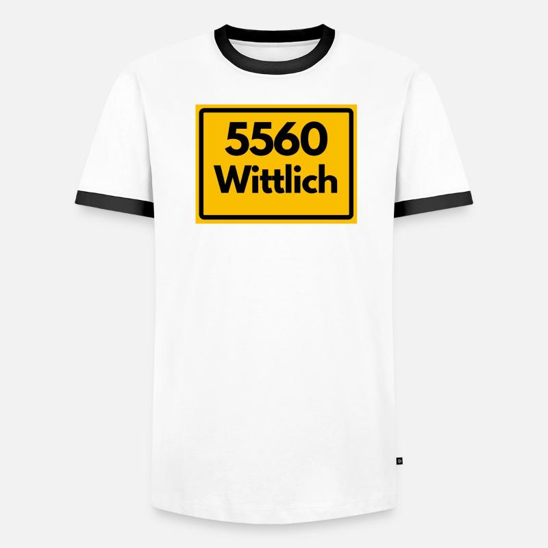 OLD POSTCODE POSTCODE RETRO 5560 WITTLICH Men's Ringer Shirt
