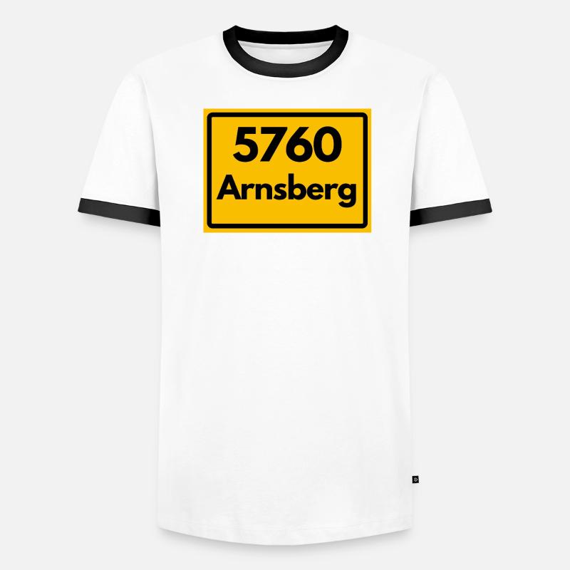 ANCIEN CODE POSTAL RÉTRO 5760 ARNSBERG T-shirt contrasté Homme