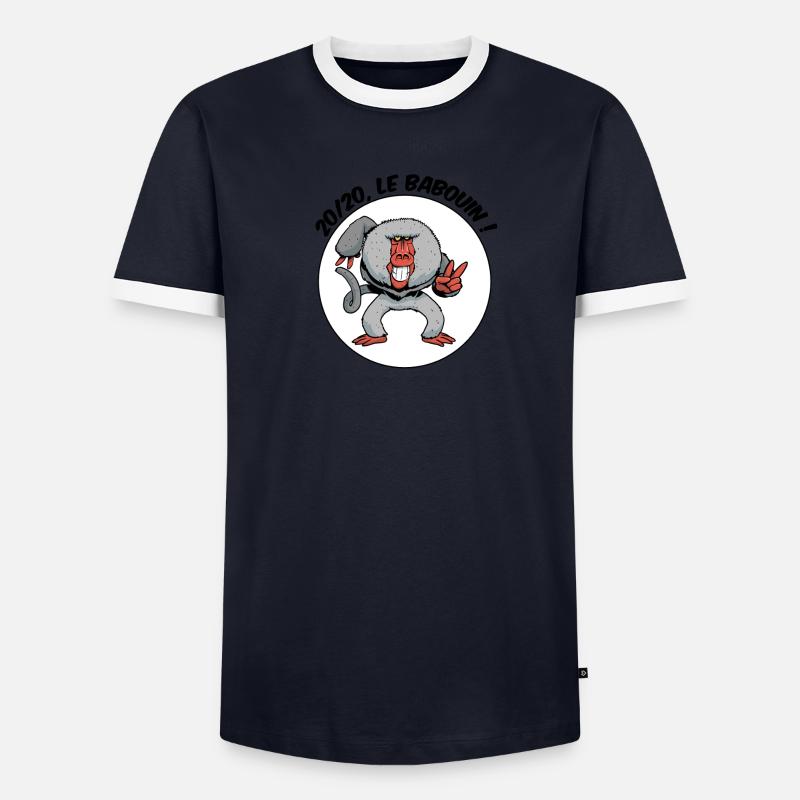 20/20, le babouin ! T-shirt contrasté Homme