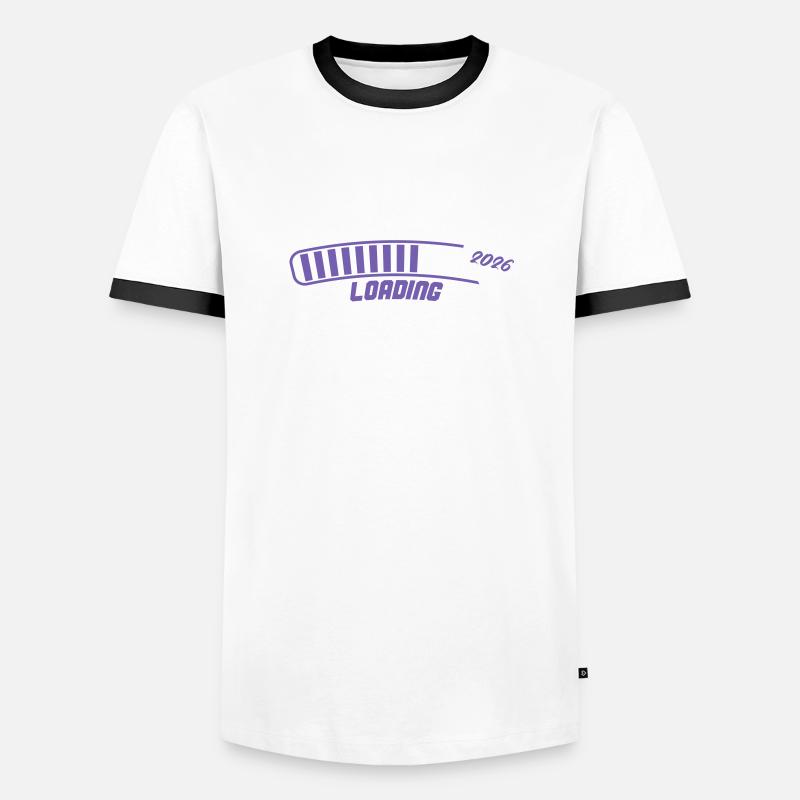 Abitur 2026 Loading Herz Männer Kontrast-T-Shirt