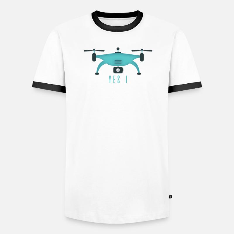 Yes I Really Need Another Drone Pilot Graphic Männer Kontrast-T-Shirt