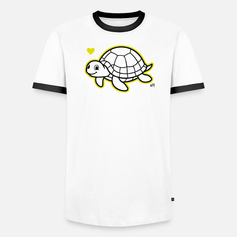 Max_the_turtle Männer Kontrast-T-Shirt
