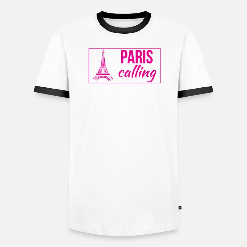 Paris Calling Men's Ringer Shirt