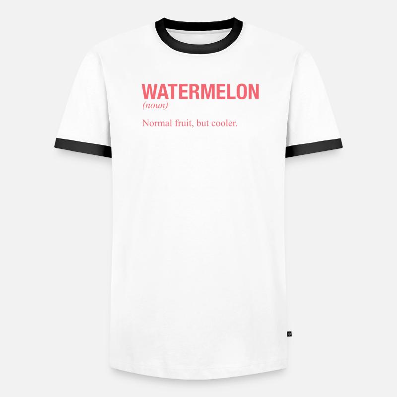 PASTÈQUE Wassermelone T-shirt contrasté Homme