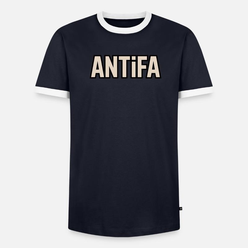 Antifa - Antifascist Merch Men's Ringer Shirt