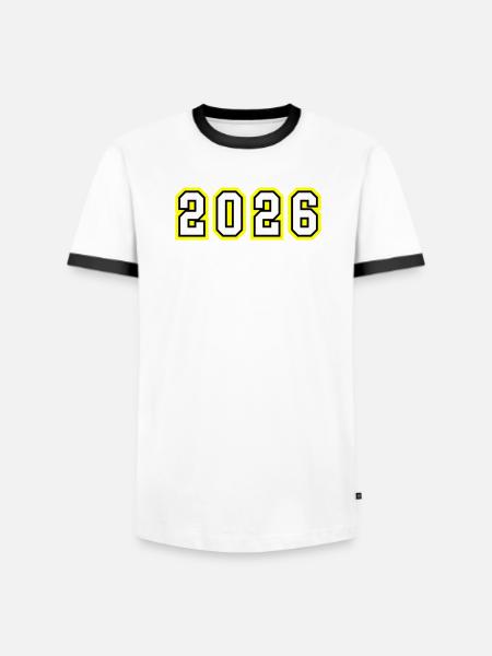 Année 2026 - T-shirt contrasté Homme -