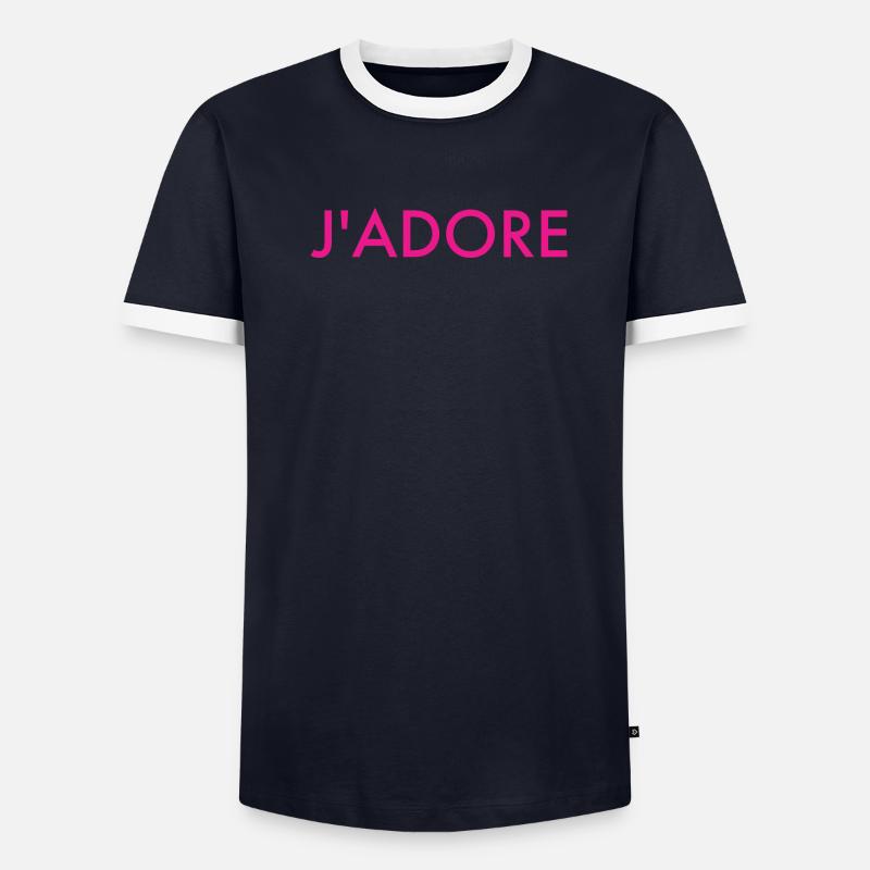j'adore T-shirt contrasté Homme