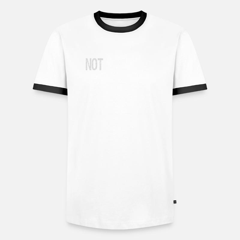 Not An Illegal – Bold Statement Design Men's Ringer Shirt