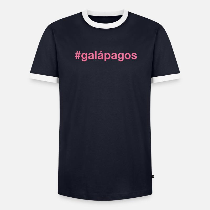 Île Galápagos T-shirt contrasté Homme