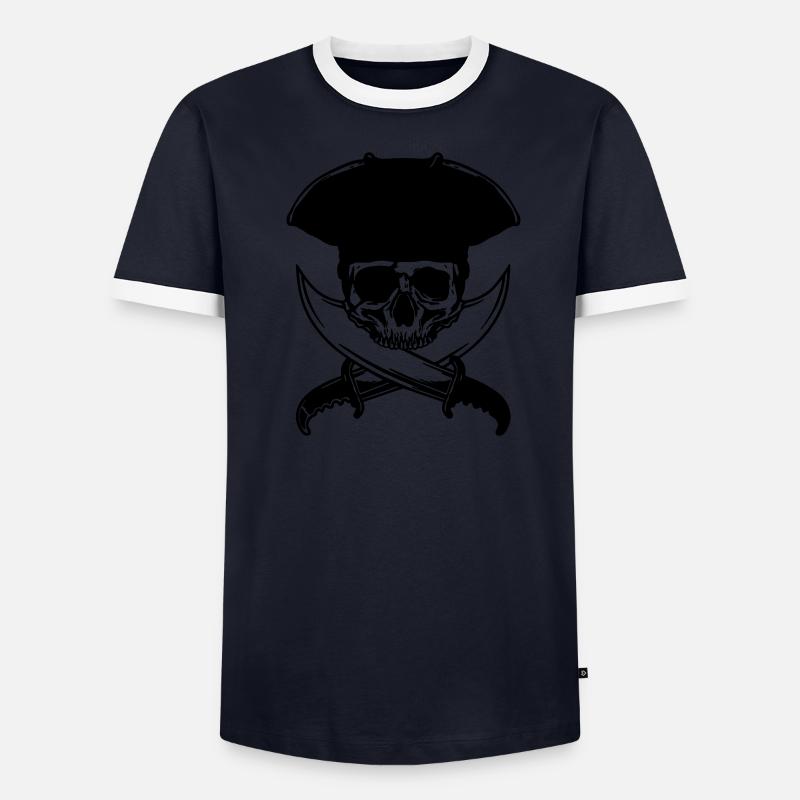 skull-pirate Men's Ringer Shirt