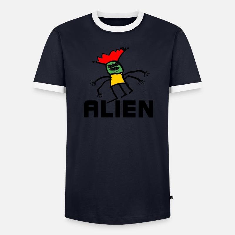 Alien T-shirt contrasté Homme