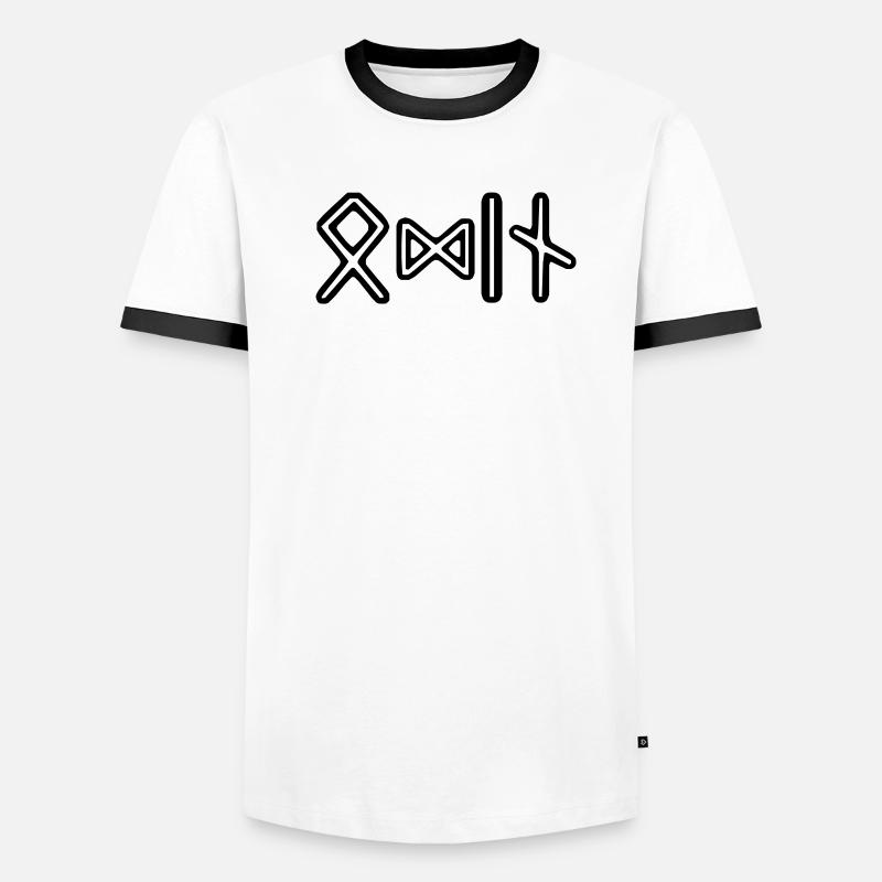 Wikinger Odin Männer Kontrast-T-Shirt