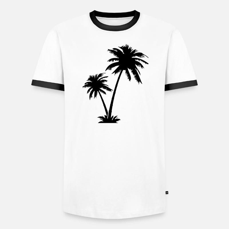 palm trees Men's Ringer Shirt