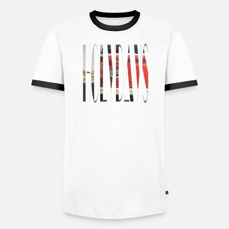 FEIERTAGE Männer Kontrast-T-Shirt