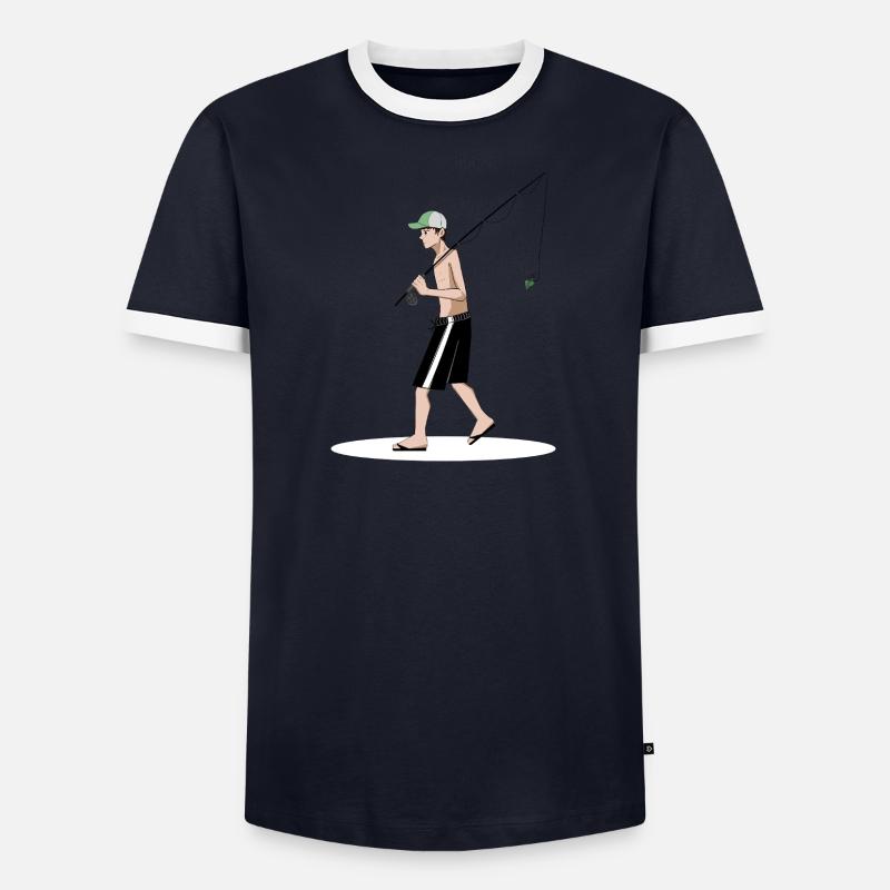 Pêcheur T-shirt contrasté Homme