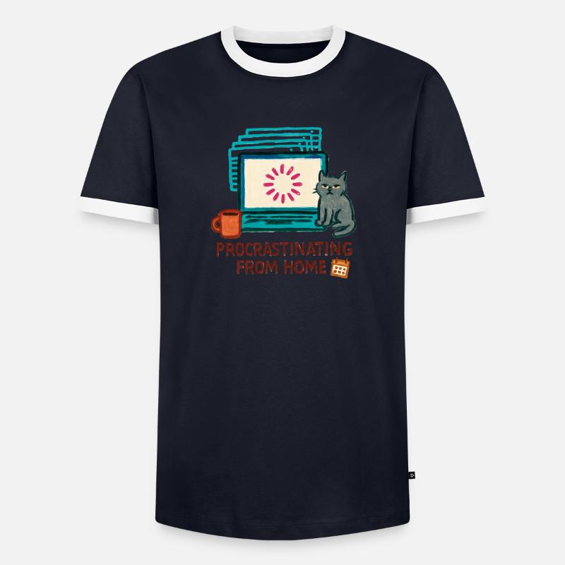 Telecommuting - telecommuting - Full Remote Men's Ringer Shirt