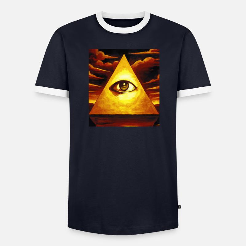 All Seeing Eye Men's Ringer Shirt
