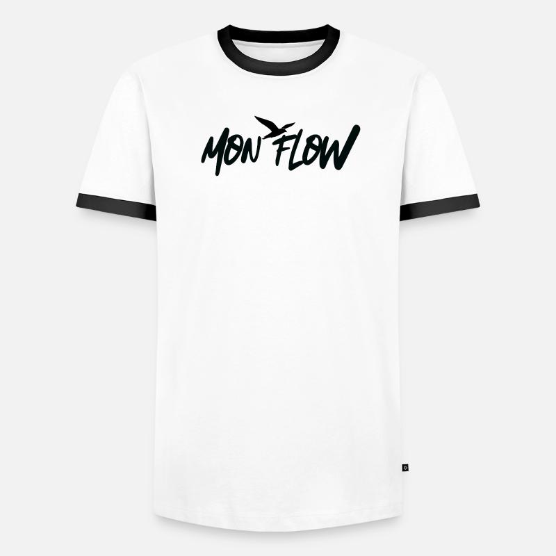 Mon Flow – Liberté et Flow dans un design moderne T-shirt contrasté Homme