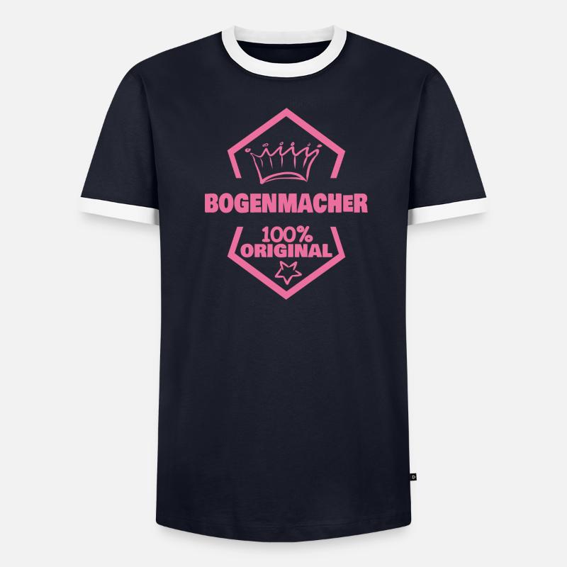Job Bogenmacher Männer Kontrast-T-Shirt