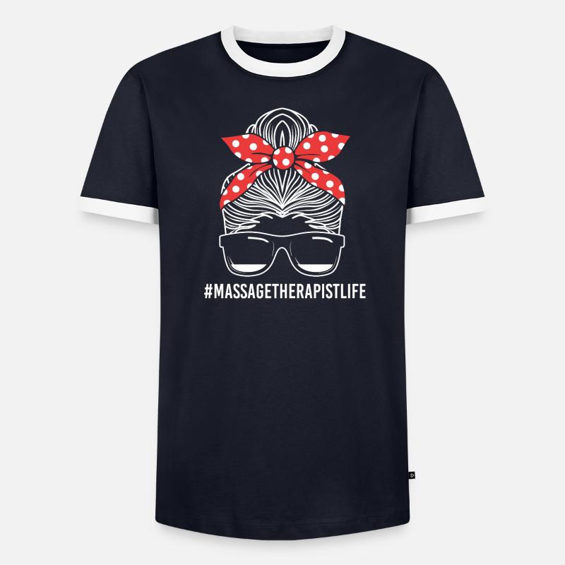 masser T-shirt contrasté Homme