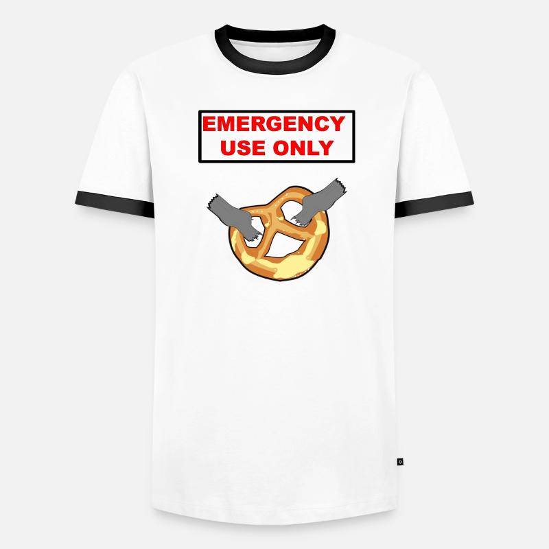 Bretzel Emergency use only T-shirt contrasté Homme