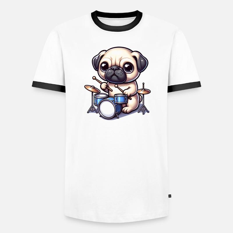 Conception cool de batteur Carlin T-shirt contrasté Homme