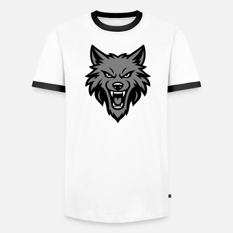 Logo Tête de Loup T-shirt contrasté Homme