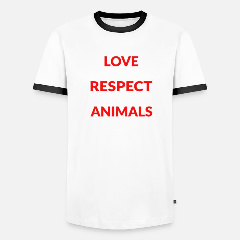 Respect Acceptance Tolerance Recognition Validity Men's Ringer Shirt