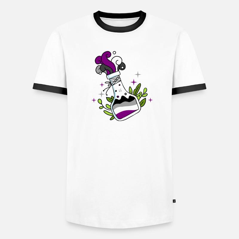 Asexual Potion Ace Pride Men's Ringer Shirt