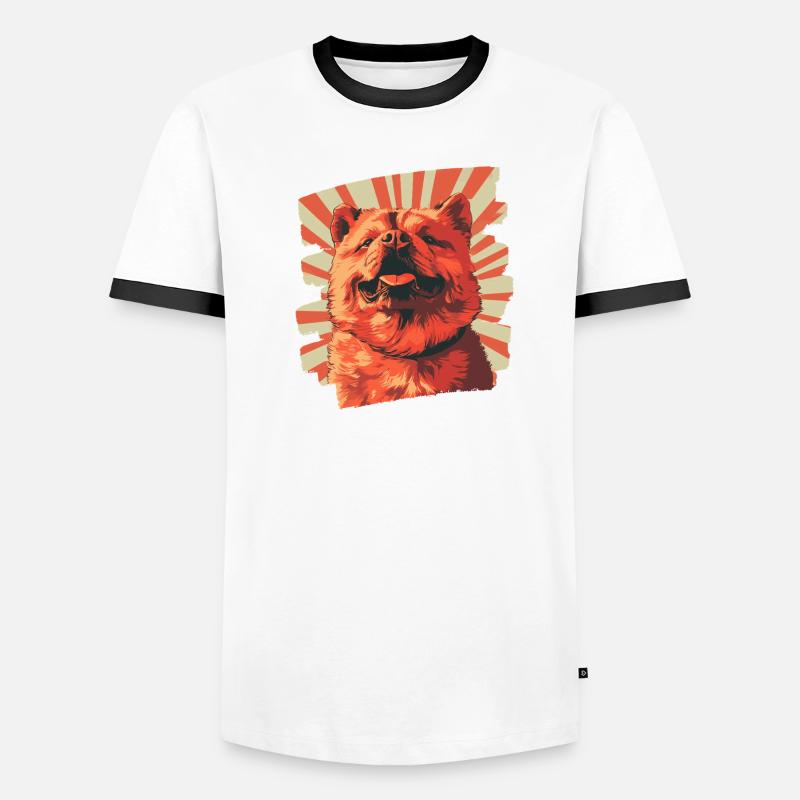 Chow Chow T-shirt contrasté Homme