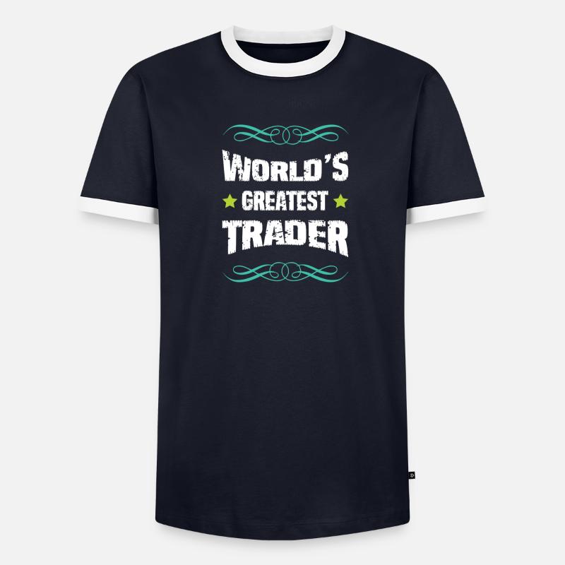World's Best Trader Men's Ringer Shirt