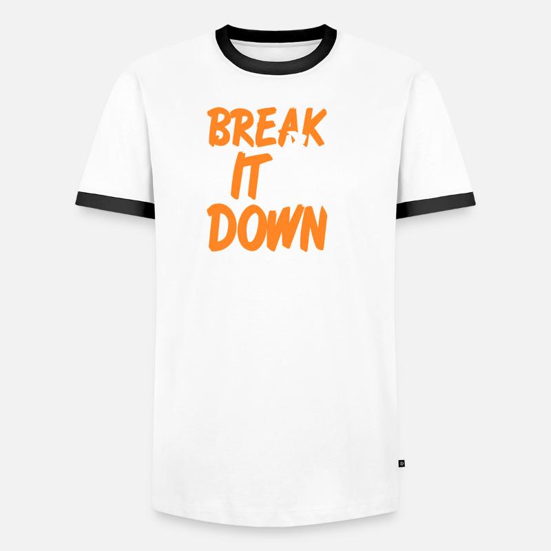Décomposer Rythme Mouvement Danse Puissance T-shirt contrasté Homme