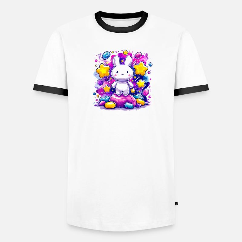 Lau Lapin dans Star Magic T-shirt contrasté Homme